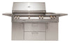 Alfresco 56" Sear Zone Grill with Side Burner Cart