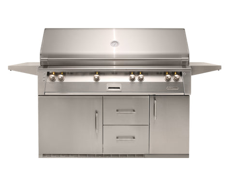 Image of Alfresco 56" Standard Grill on Refrigerated Base