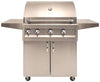 Artisan 32" - 3 Burner Grill w/Cart, Rotisserie & Light