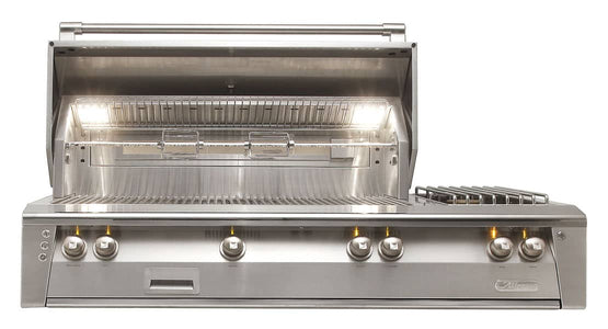 Alfresco 56" Standard Grill Built-In Grill with Side Burner